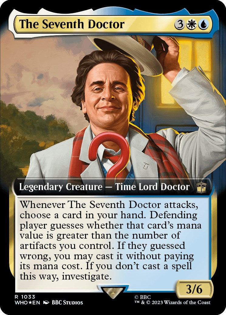 The Seventh Doctor (Extended Art) (Surge Foil) [Doctor Who] | Good Games Cannington