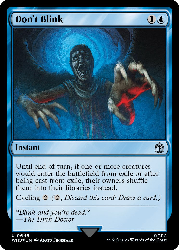 Don't Blink (Surge Foil) [Doctor Who] | Good Games Cannington