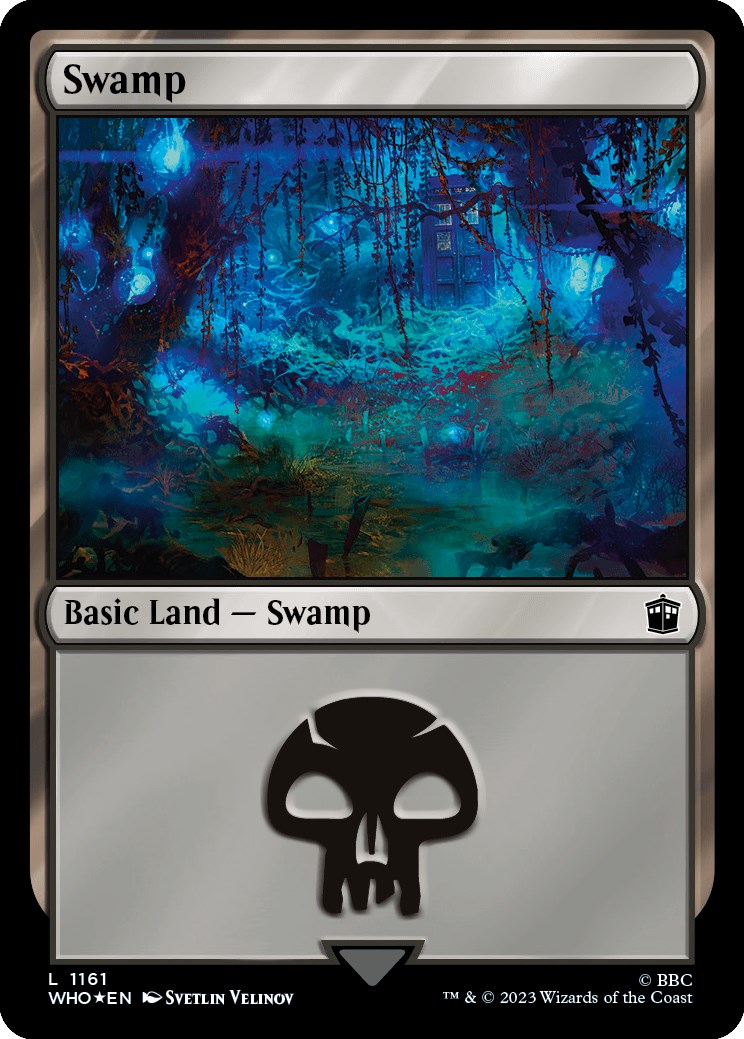 Swamp (1161) (Surge Foil) [Doctor Who] | Good Games Cannington