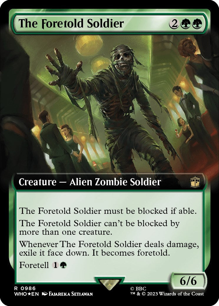 The Foretold Soldier (Extended Art) (Surge Foil) [Doctor Who] | Good Games Cannington