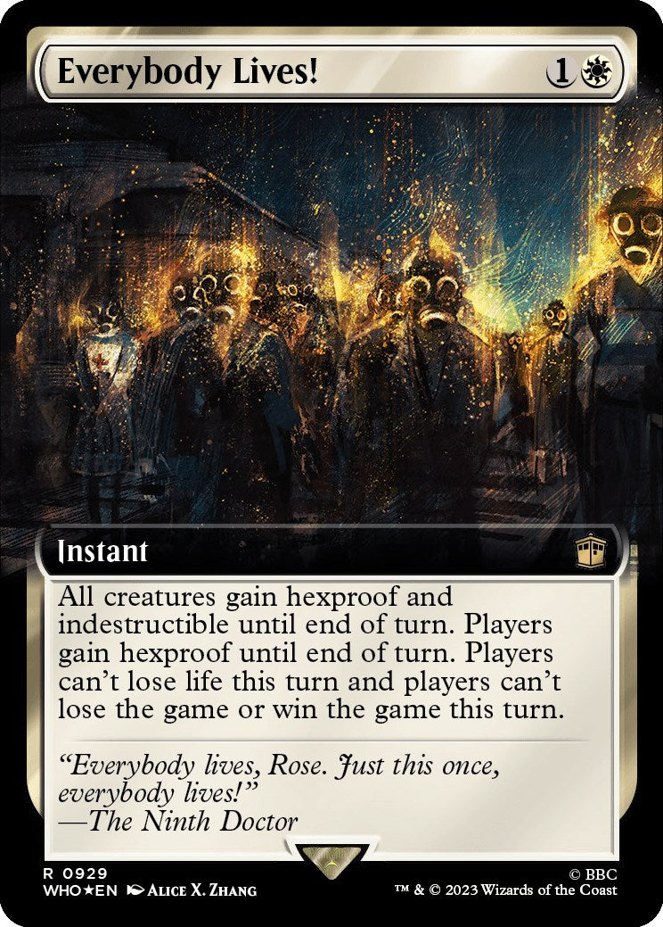Everybody Lives! (Extended Art) (Surge Foil) [Doctor Who] | Good Games Cannington