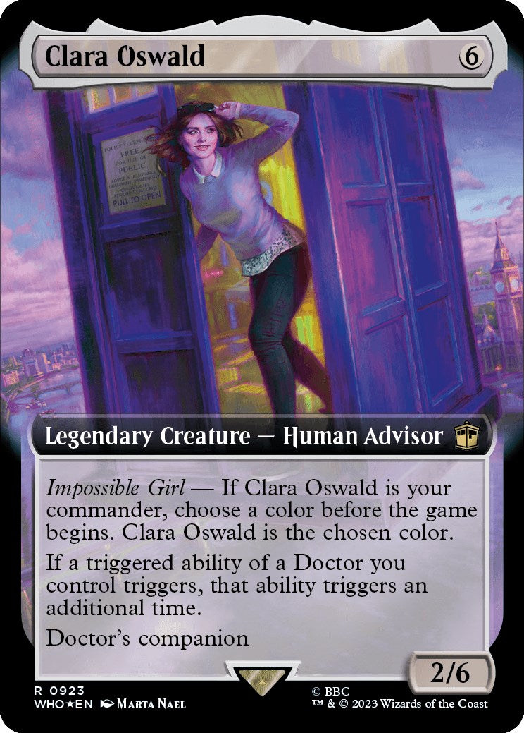 Clara Oswald (Extended Art) (Surge Foil) [Doctor Who] | Good Games Cannington