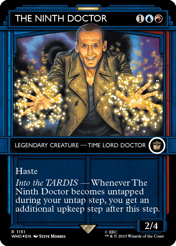 The Ninth Doctor (Showcase) (Surge Foil) [Doctor Who] | Good Games Cannington