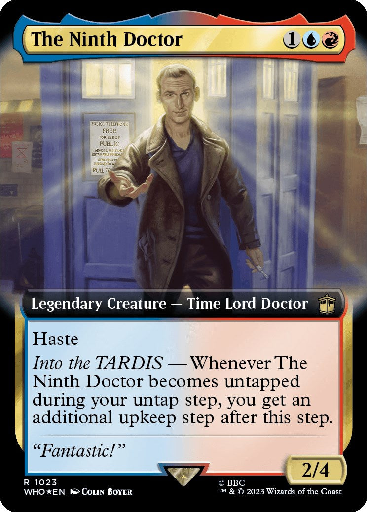 The Ninth Doctor (Extended Art) (Surge Foil) [Doctor Who] | Good Games Cannington