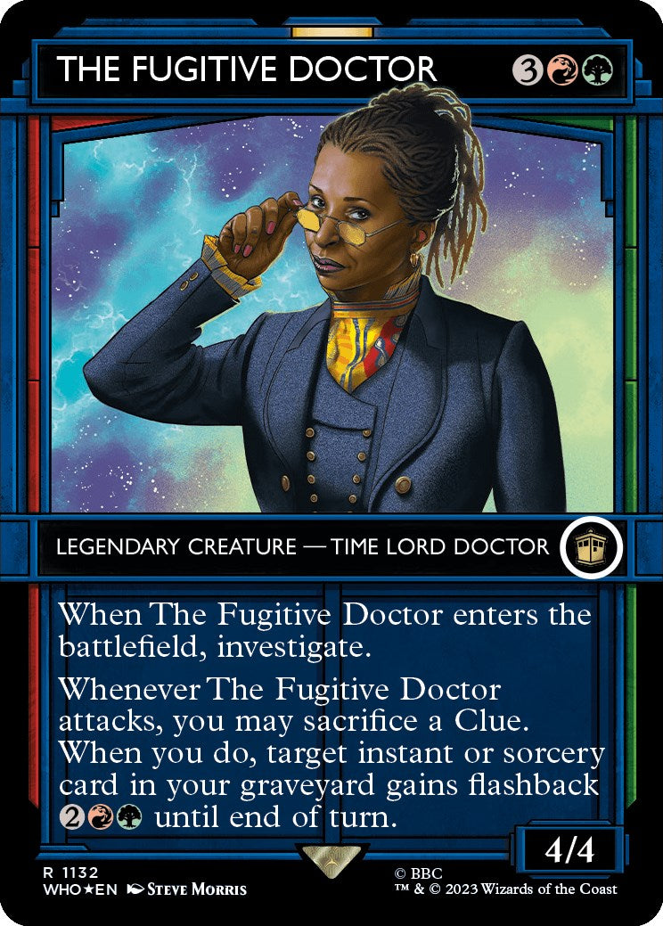 The Fugitive Doctor (Showcase) (Surge Foil) [Doctor Who] | Good Games Cannington