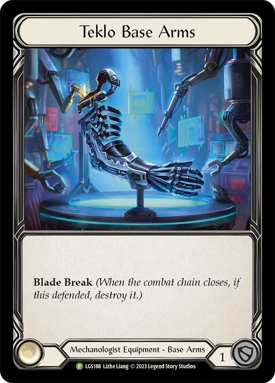 Teklo Base Arms [LGS188] (Promo)  Cold Foil | Good Games Cannington