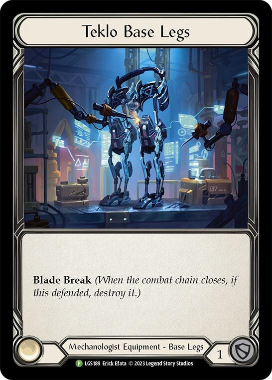 Teklo Base Legs [LGS189] (Promo)  Cold Foil | Good Games Cannington