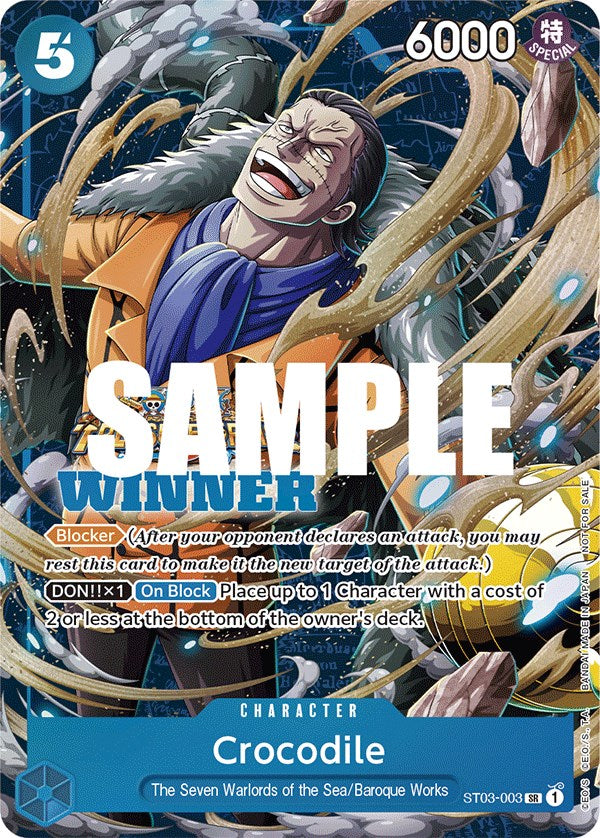 Crocodile (Winner Pack Vol. 5) [One Piece Promotion Cards] | Good Games Cannington
