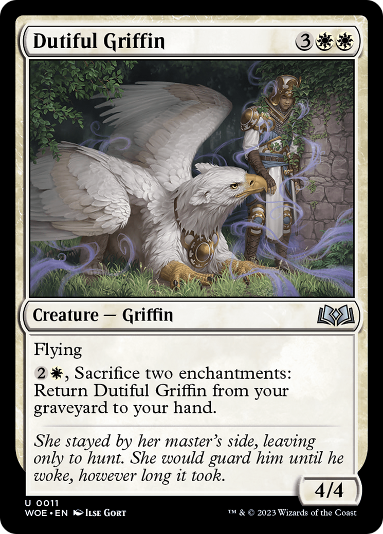 Dutiful Griffin [Wilds of Eldraine] | Good Games Cannington