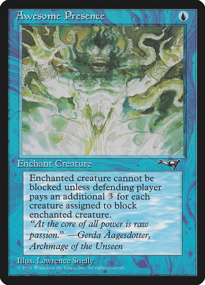 Awesome Presence (Creature Facing) [Alliances] | Good Games Cannington