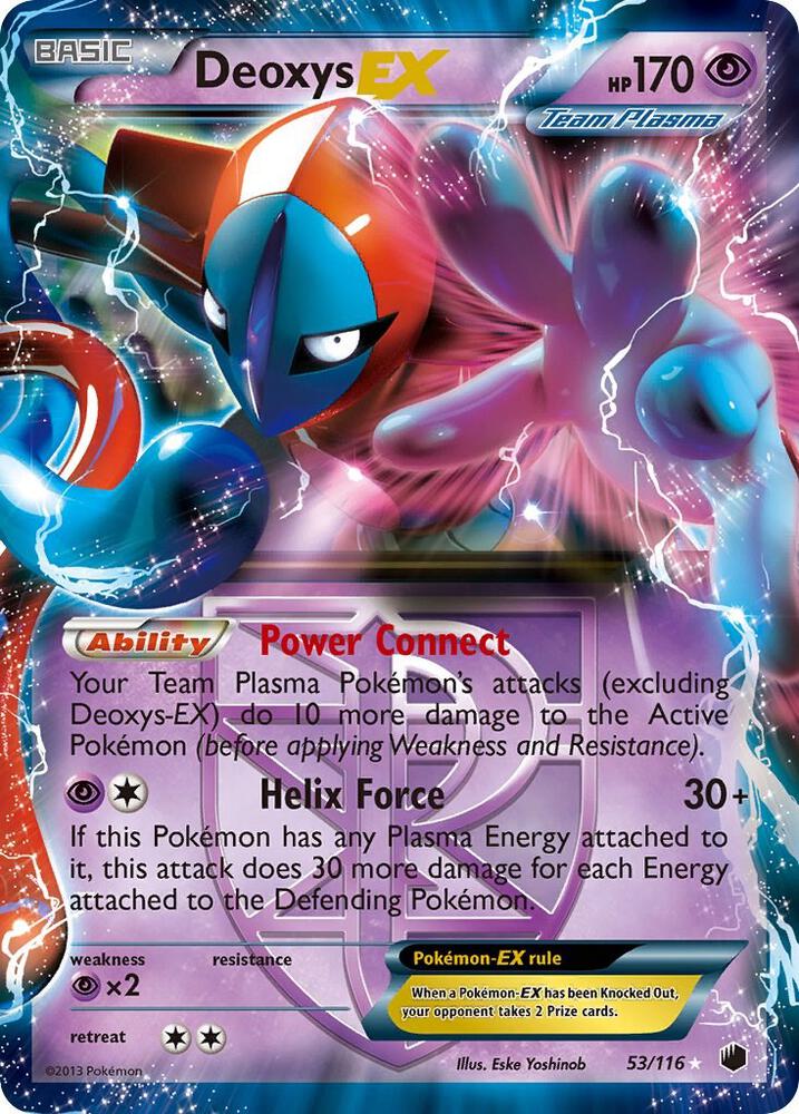 Deoxys EX Team Plasma (Plasma Freeze)  - Holofoil | Good Games Cannington