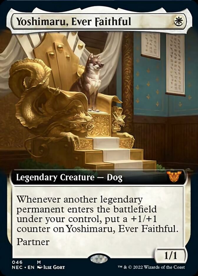 Yoshimaru, Ever Faithful (Extended Art) [Kamigawa: Neon Dynasty Commander] | Good Games Cannington