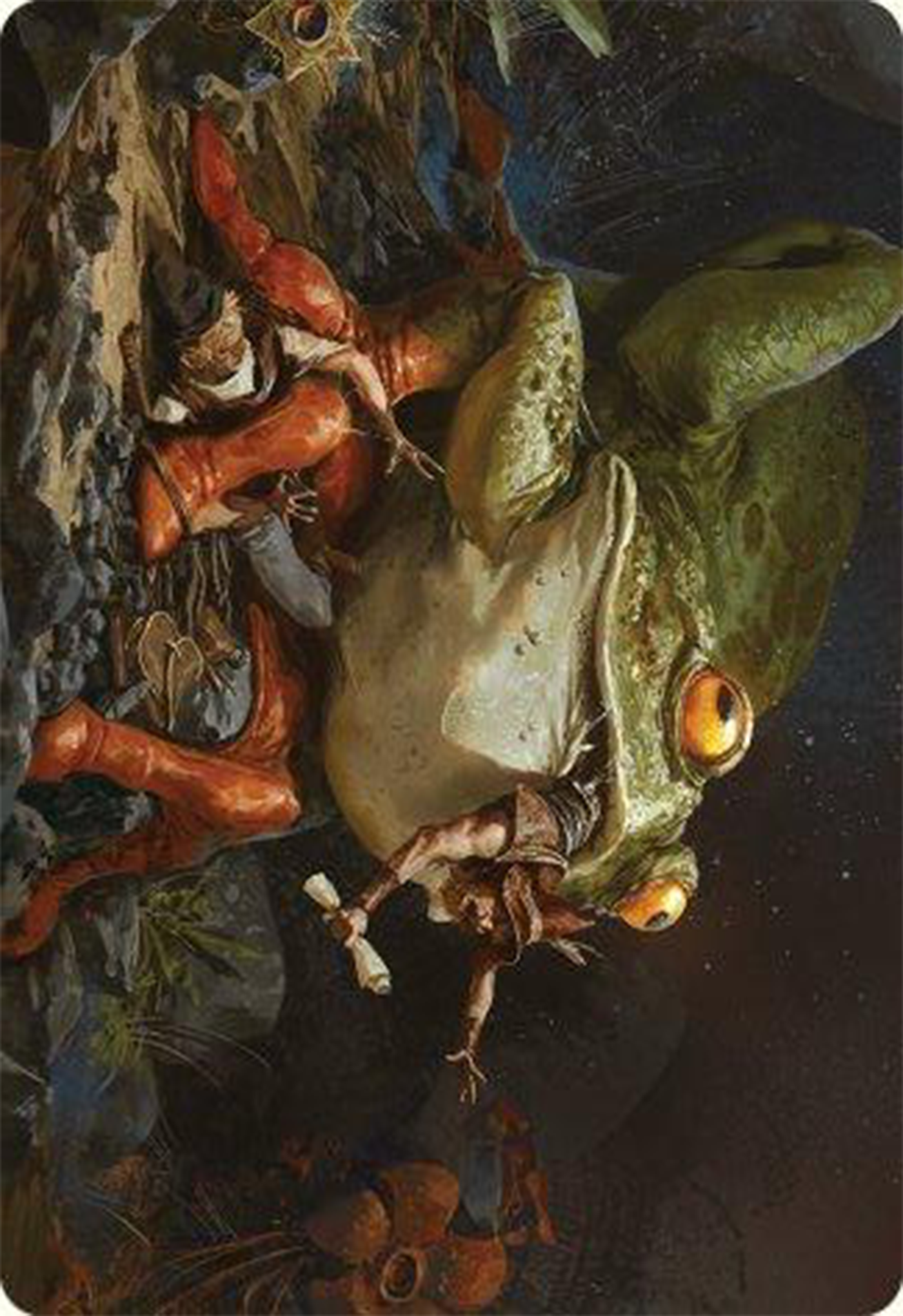 Rampant Frogantua Art Card [Modern Horizons 3 Art Series] | Good Games Cannington