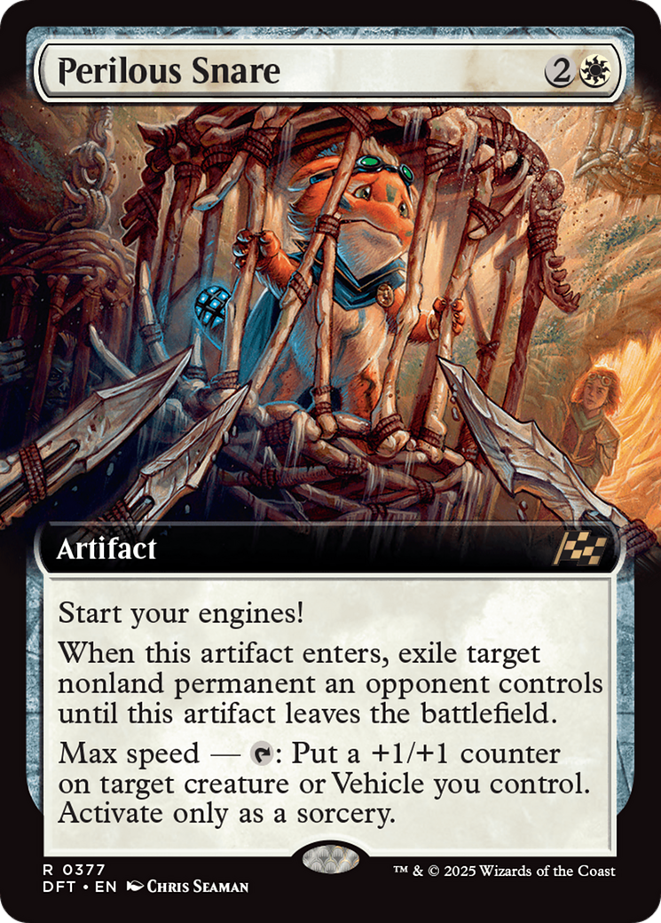 Perilous Snare (Extended Art) [Aetherdrift] | Good Games Cannington