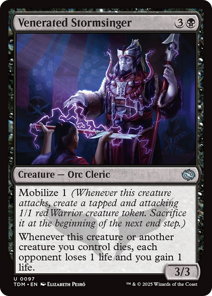 Venerated Stormsinger [Tarkir: Dragonstorm] | Good Games Cannington