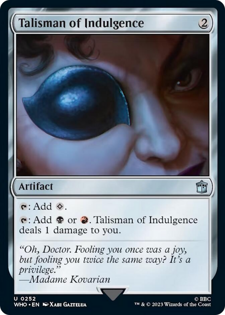 Talisman of Indulgence [Doctor Who] | Good Games Cannington