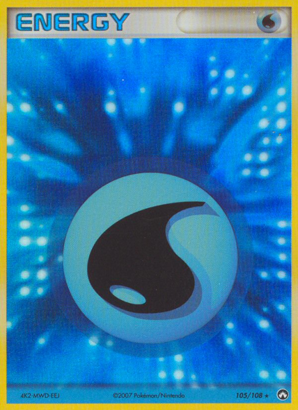 Water Energy (105/108) [EX: Power Keepers] | Good Games Cannington