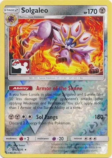 Solgaleo (142/236) [League & Championship Cards] | Good Games Cannington