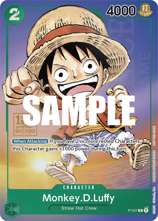 Monkey.D.Luffy (1st Anniversary Tournament) [One Piece Promotion Cards] | Good Games Cannington