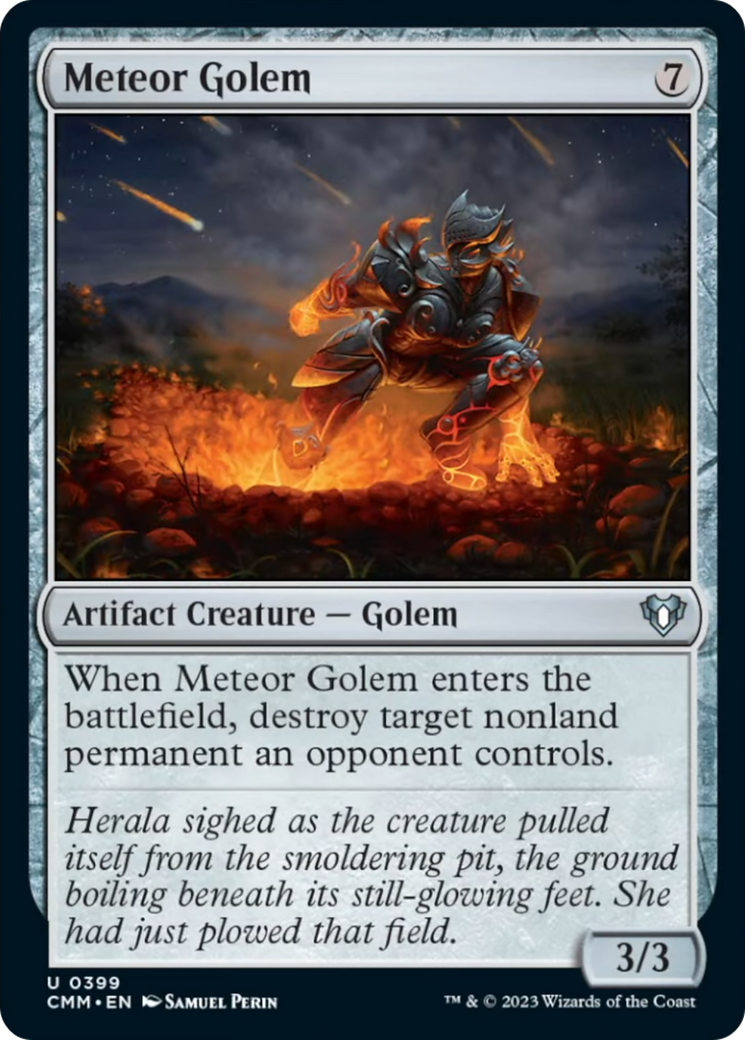 Meteor Golem [Commander Masters] | Good Games Cannington