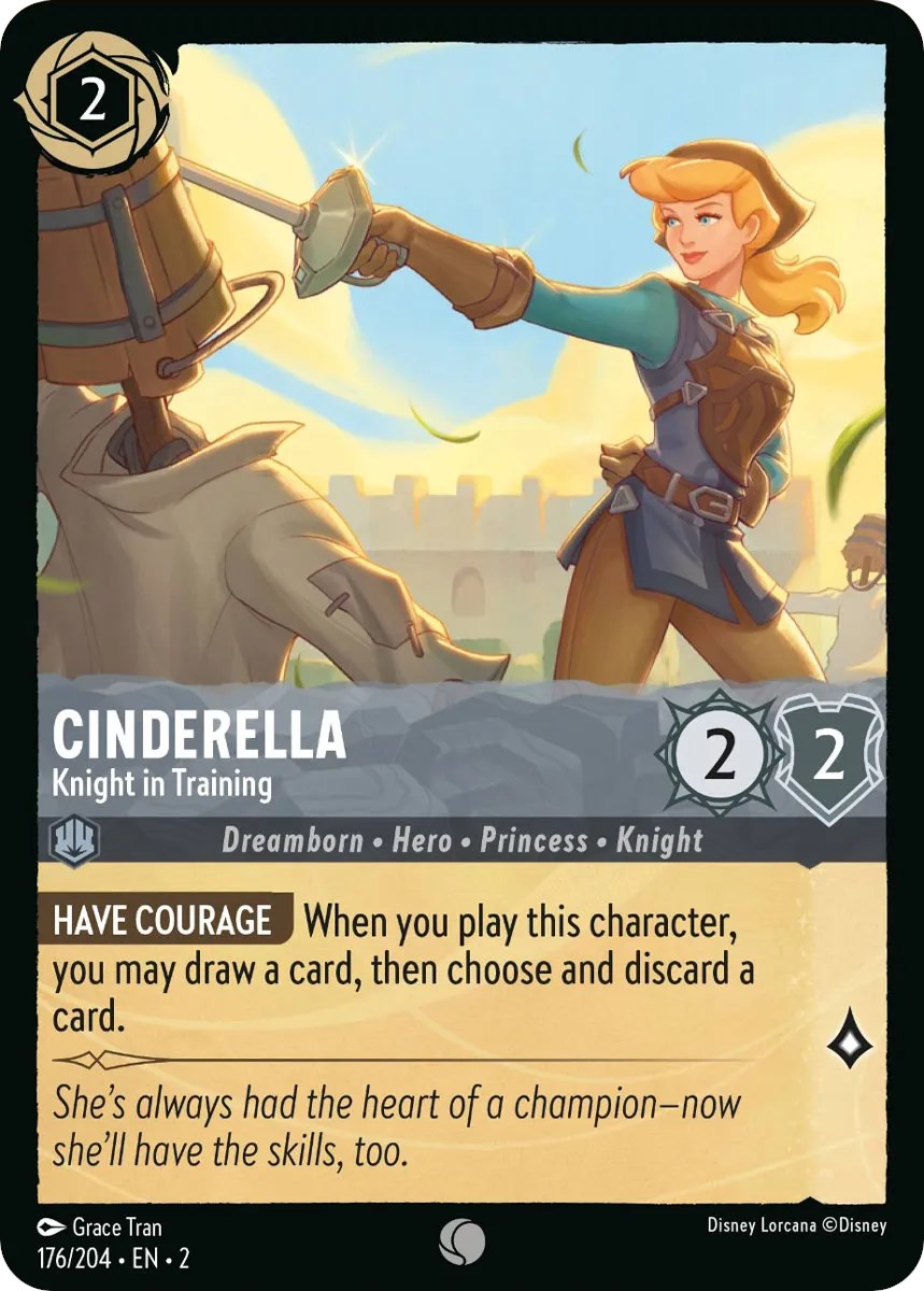 Cinderella - Knight in Training (176/204) [Rise of the Floodborn] | Good Games Cannington