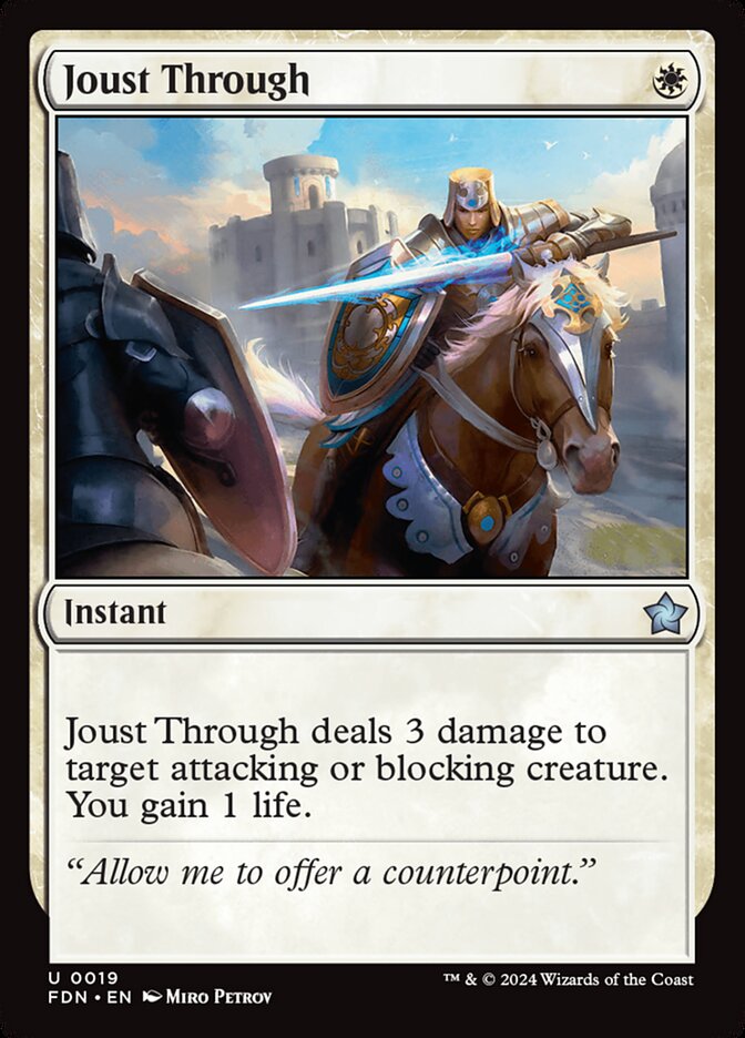 Joust Through 19/291 (Foundations)  | Good Games Cannington