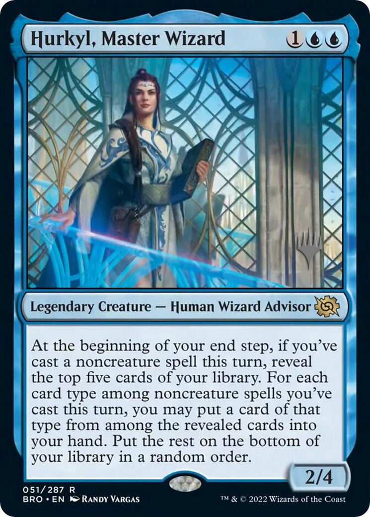 Hurkyl, Master Wizard (Promo Pack) [The Brothers' War Promos] | Good Games Cannington