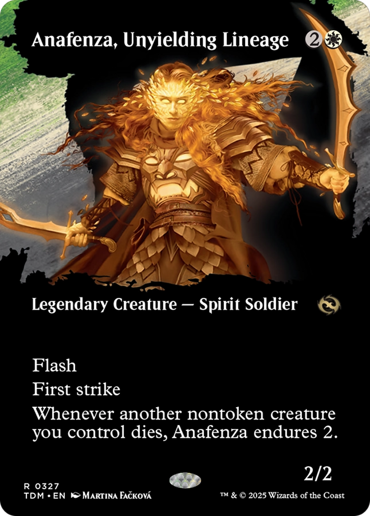 Anafenza, Unyielding Lineage (Borderless) [Tarkir: Dragonstorm] | Good Games Cannington