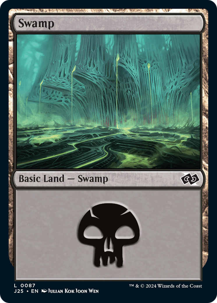 Swamp (87) [Foundations Jumpstart] | Good Games Cannington