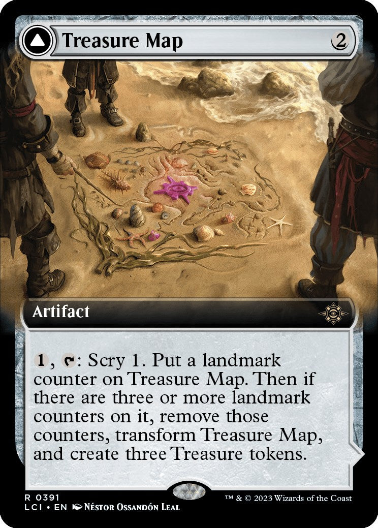 Treasure Map // Treasure Cove (Extended Art) [The Lost Caverns of Ixalan] | Good Games Cannington