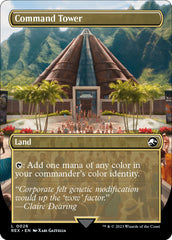 Command Tower // Commander Tower (Borderless) [Jurassic World Collection] | Good Games Cannington