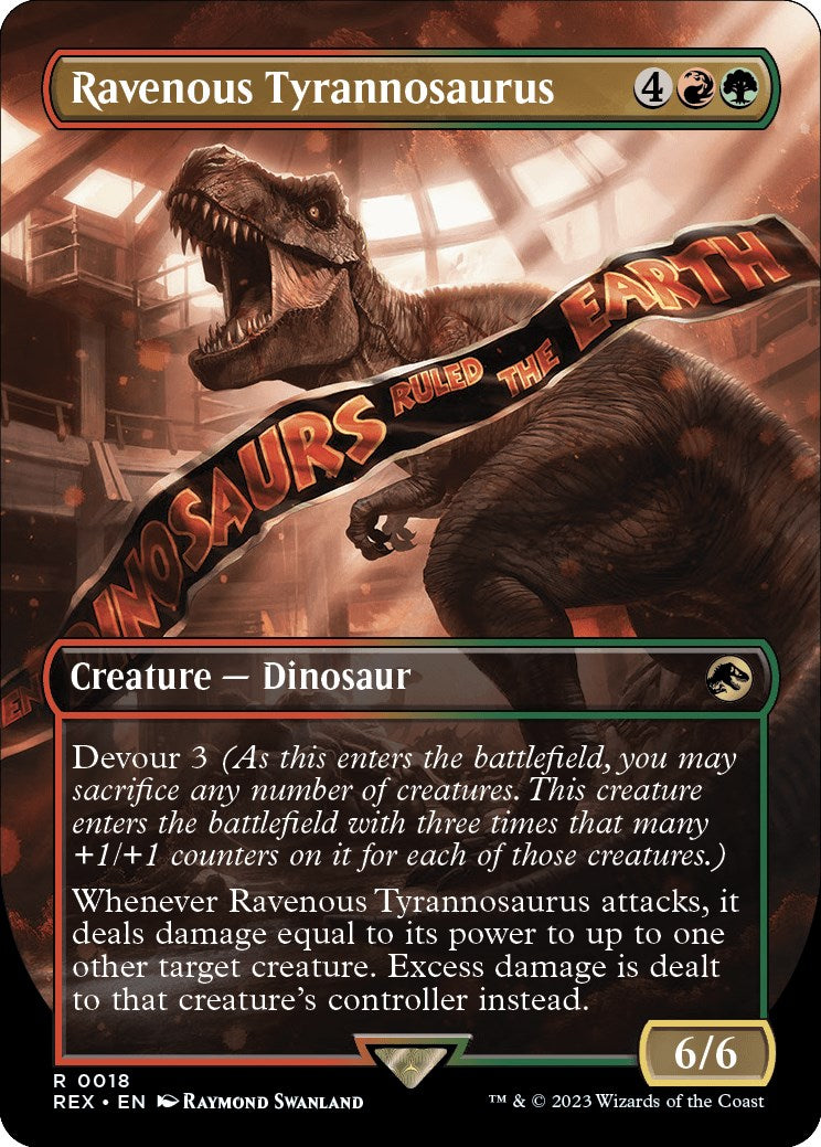 Ravenous Tyrannosaurus (Borderless) [Jurassic World Collection] | Good Games Cannington