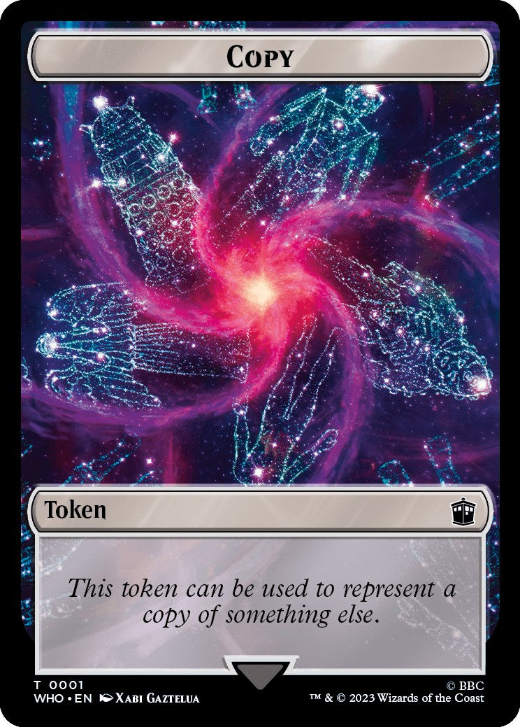 Copy // Alien Double-Sided Token [Doctor Who Tokens] | Good Games Cannington
