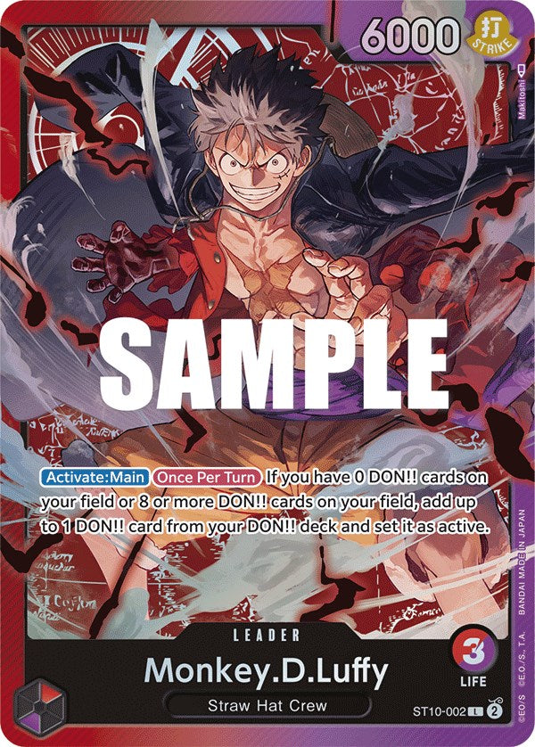 Monkey.D.Luffy [Ultra Deck - The Three Captains] | Good Games Cannington