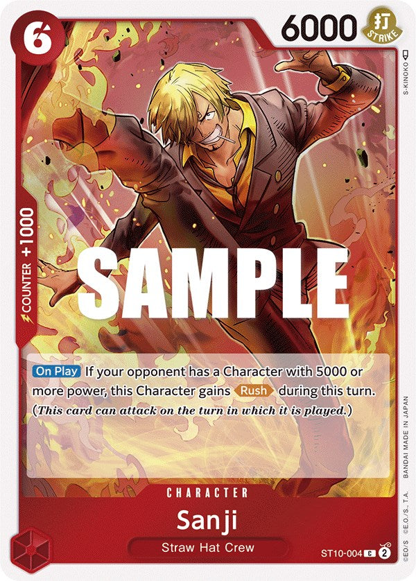 Sanji [Ultra Deck - The Three Captains] | Good Games Cannington