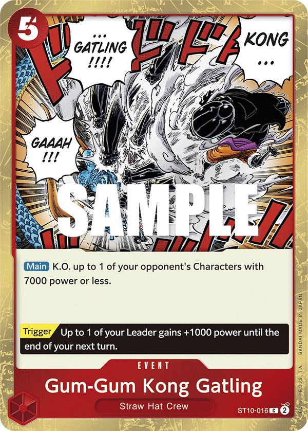 Gum-Gum Kong Gatling [Ultra Deck - The Three Captains] | Good Games Cannington