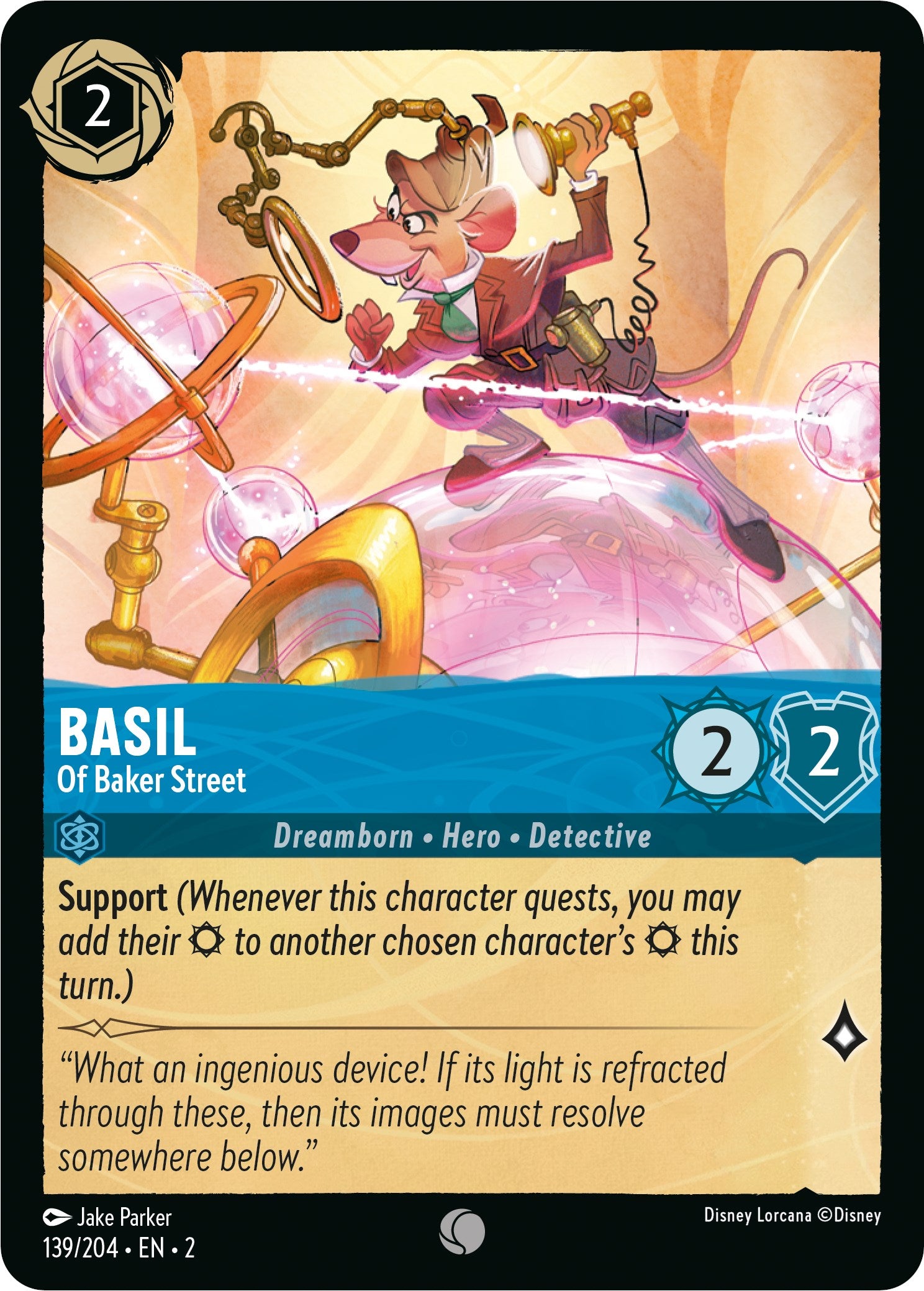 Basil - Of Baker Street (139/204) [Rise of the Floodborn] | Good Games Cannington