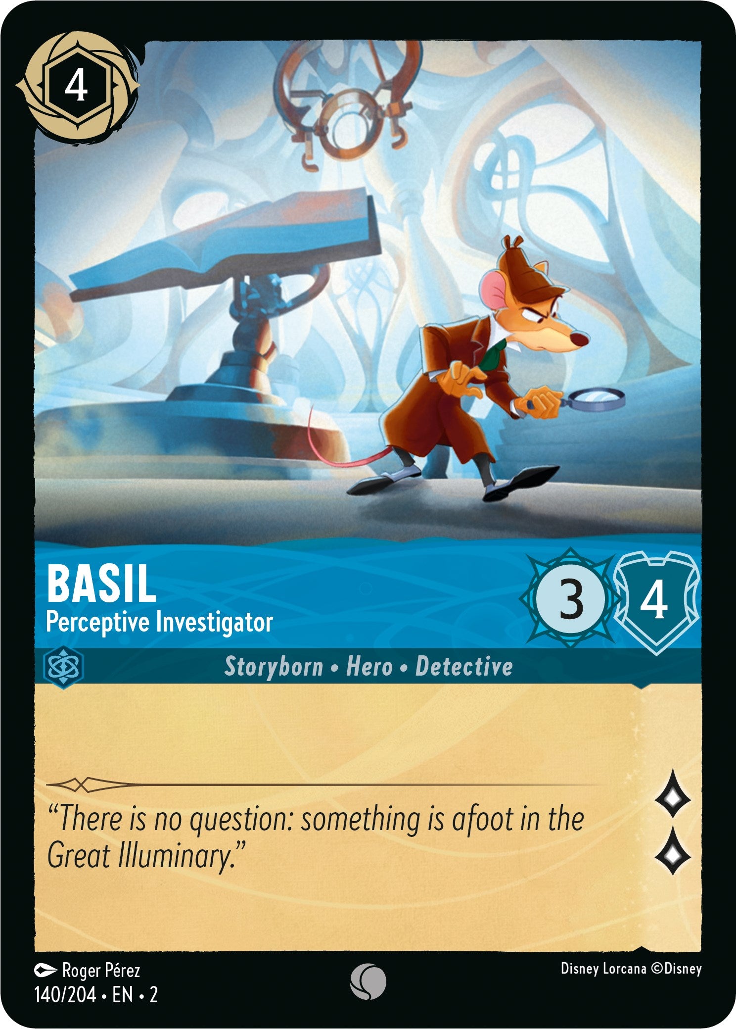 Basil - Perceptive Investigator (140/204) [Rise of the Floodborn] | Good Games Cannington
