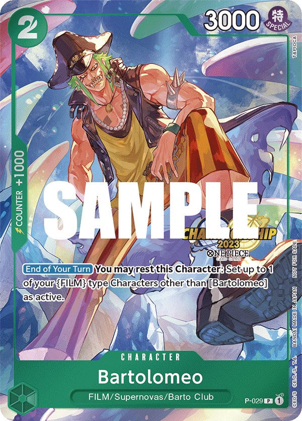 Bartolomeo (CS 2023 Event Pack) [One Piece Promotion Cards] | Good Games Cannington