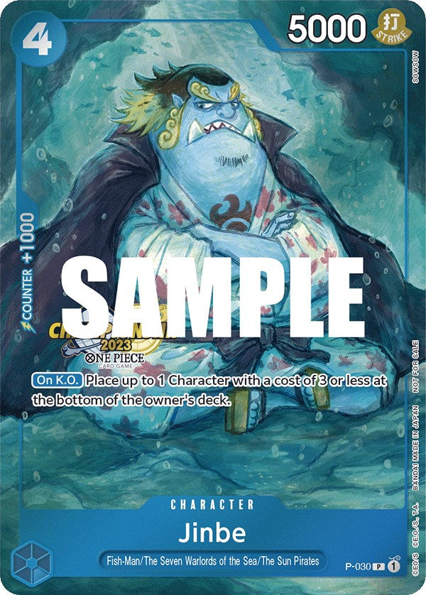 Jinbe (CS 2023 Event Pack) [One Piece Promotion Cards] | Good Games Cannington