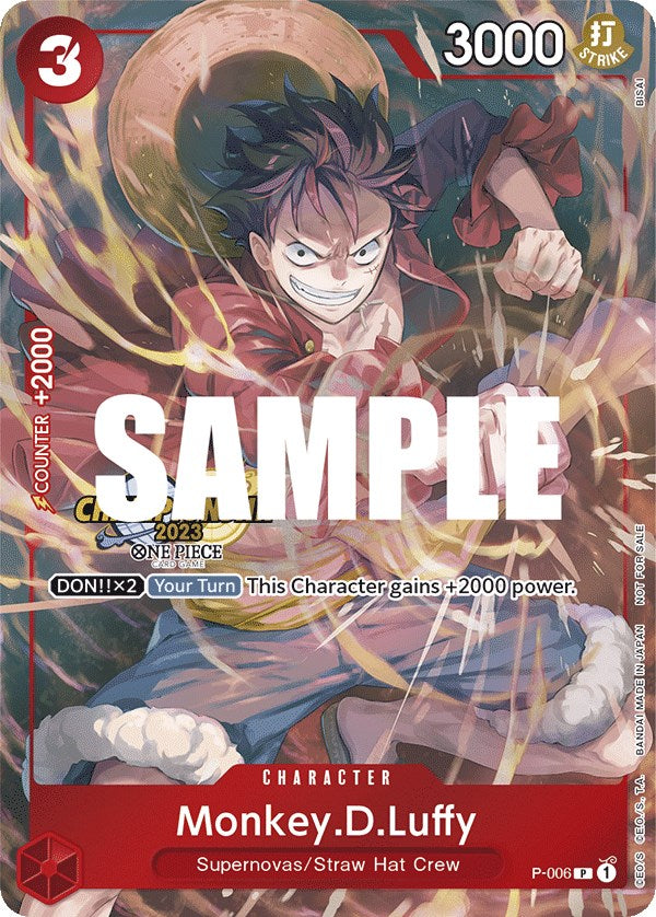Monkey.D.Luffy (CS 2023 Celebration Pack) [One Piece Promotion Cards] | Good Games Cannington