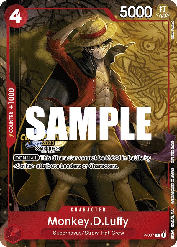 Monkey.D.Luffy (CS 2023 Celebration Pack) [One Piece Promotion Cards] | Good Games Cannington