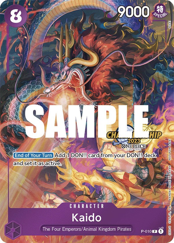 Kaido (CS 2023 Celebration Pack) [One Piece Promotion Cards] | Good Games Cannington