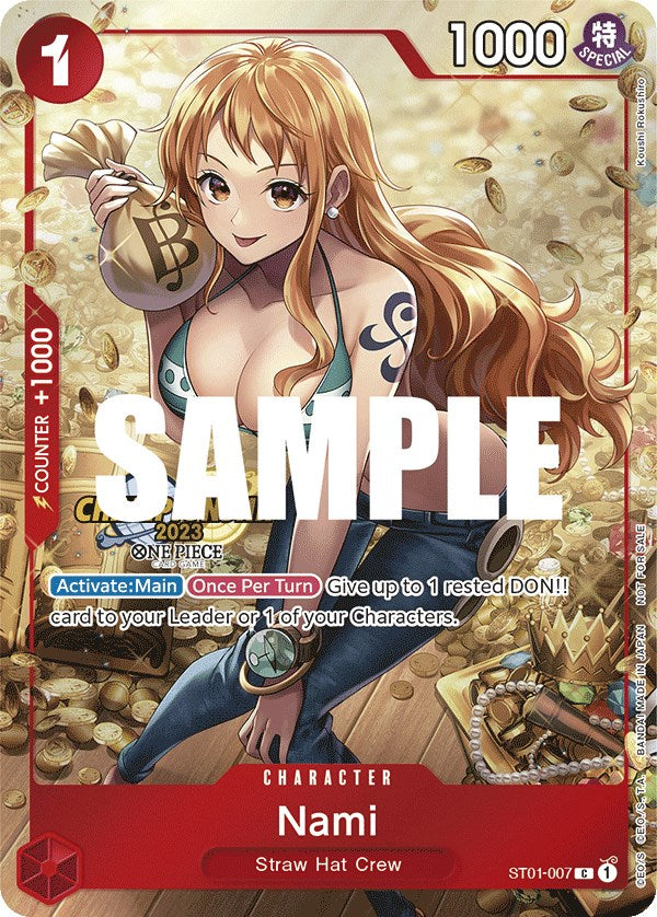 Nami (CS 2023 Celebration Pack) [One Piece Promotion Cards] | Good Games Cannington