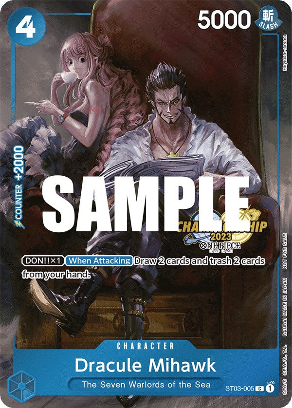 Dracule Mihawk (CS 2023 Celebration Pack) [One Piece Promotion Cards] | Good Games Cannington