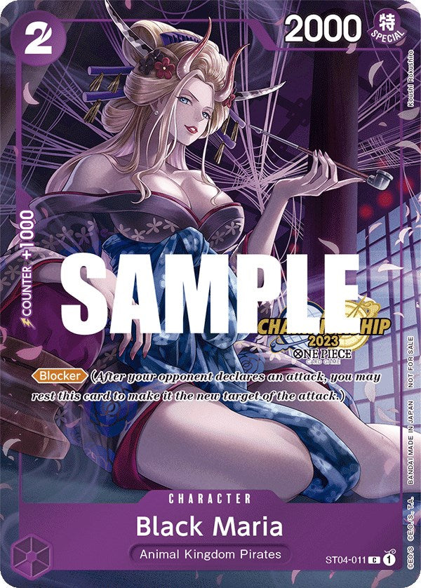 Black Maria (CS 2023 Celebration Pack) [One Piece Promotion Cards] | Good Games Cannington