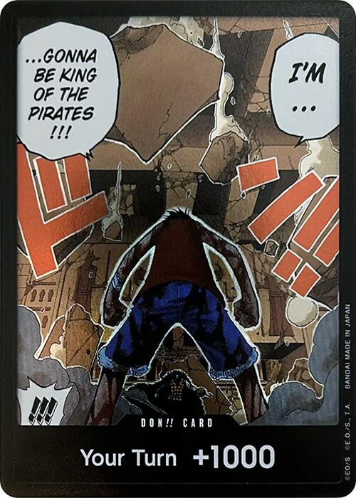 DON!! Card (Luffy vs. Crocodile) (Devil Fruits Collection Vol. 1) [One Piece Promotion Cards] | Good Games Cannington