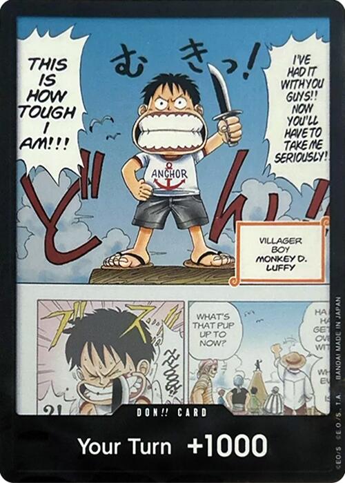 DON!! Card (Young Luffy) (Devil Fruits Collection Vol. 1) [One Piece Promotion Cards] | Good Games Cannington