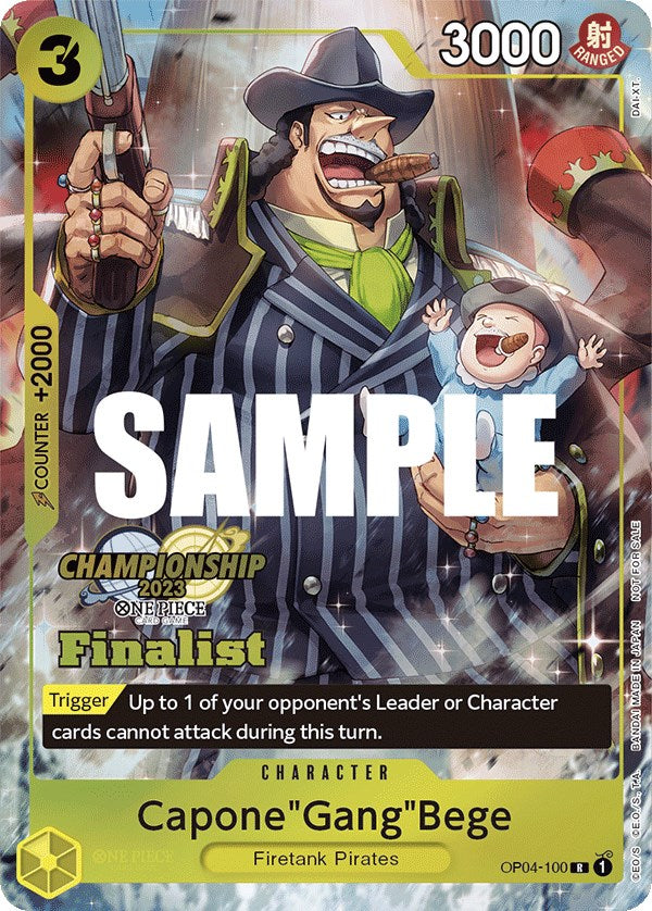 Capone"Gang"Bege (CS 2023 Top Players Pack) [Finalist] [One Piece Promotion Cards] | Good Games Cannington