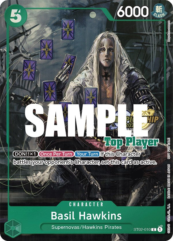 Basil Hawkins (CS 2023 Top Players Pack) [One Piece Promotion Cards] | Good Games Cannington